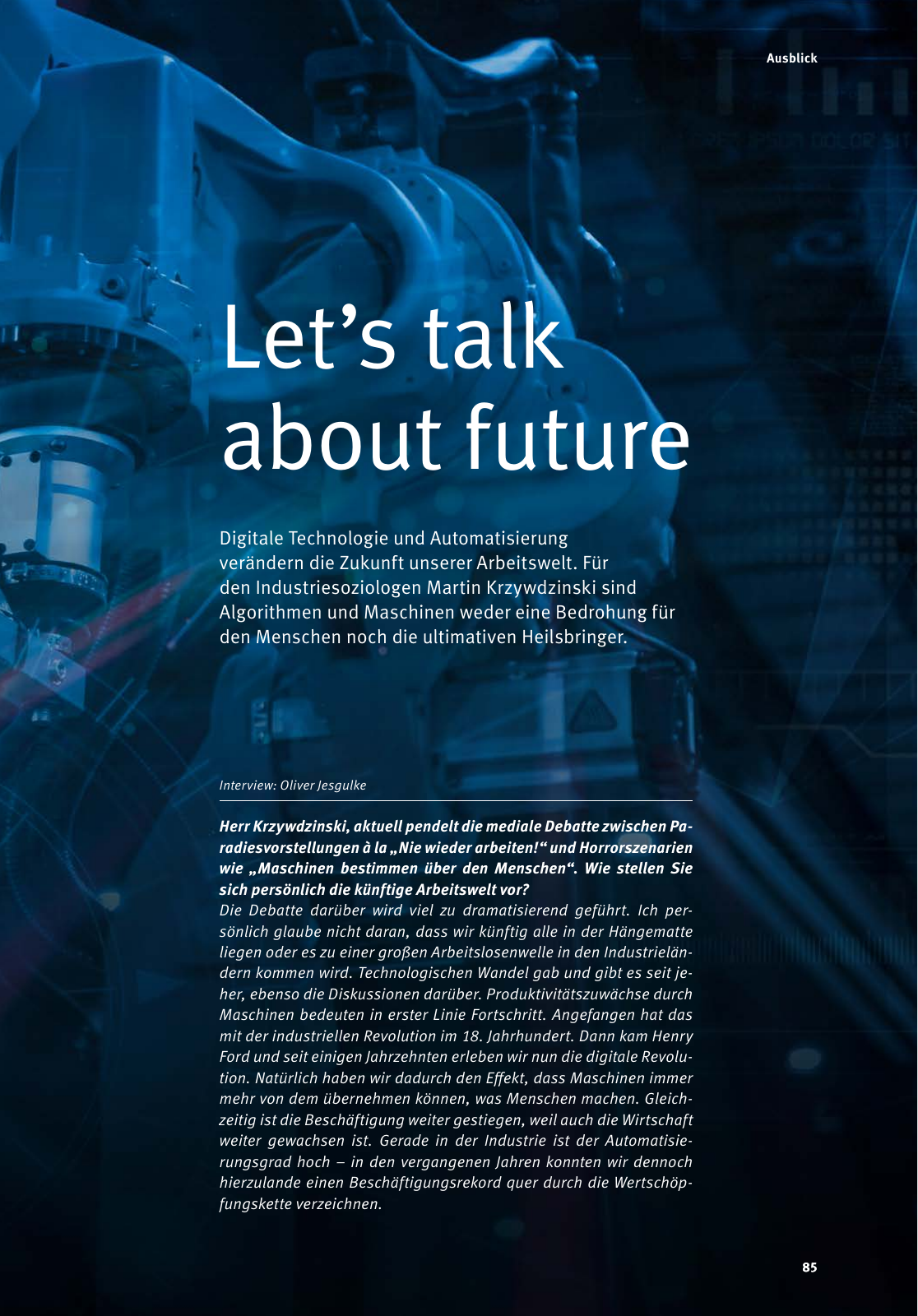 Vorschau Schaeffler tomorrow 03-2019 DE Seite 85