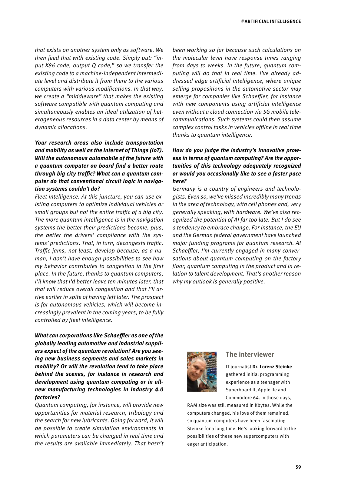 Vorschau Schaeffler tomorrow 01-2022 EN Seite 61