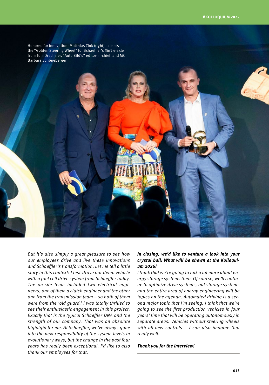 Vorschau Schaeffler tomorrow 01-2022 EN Seite 87