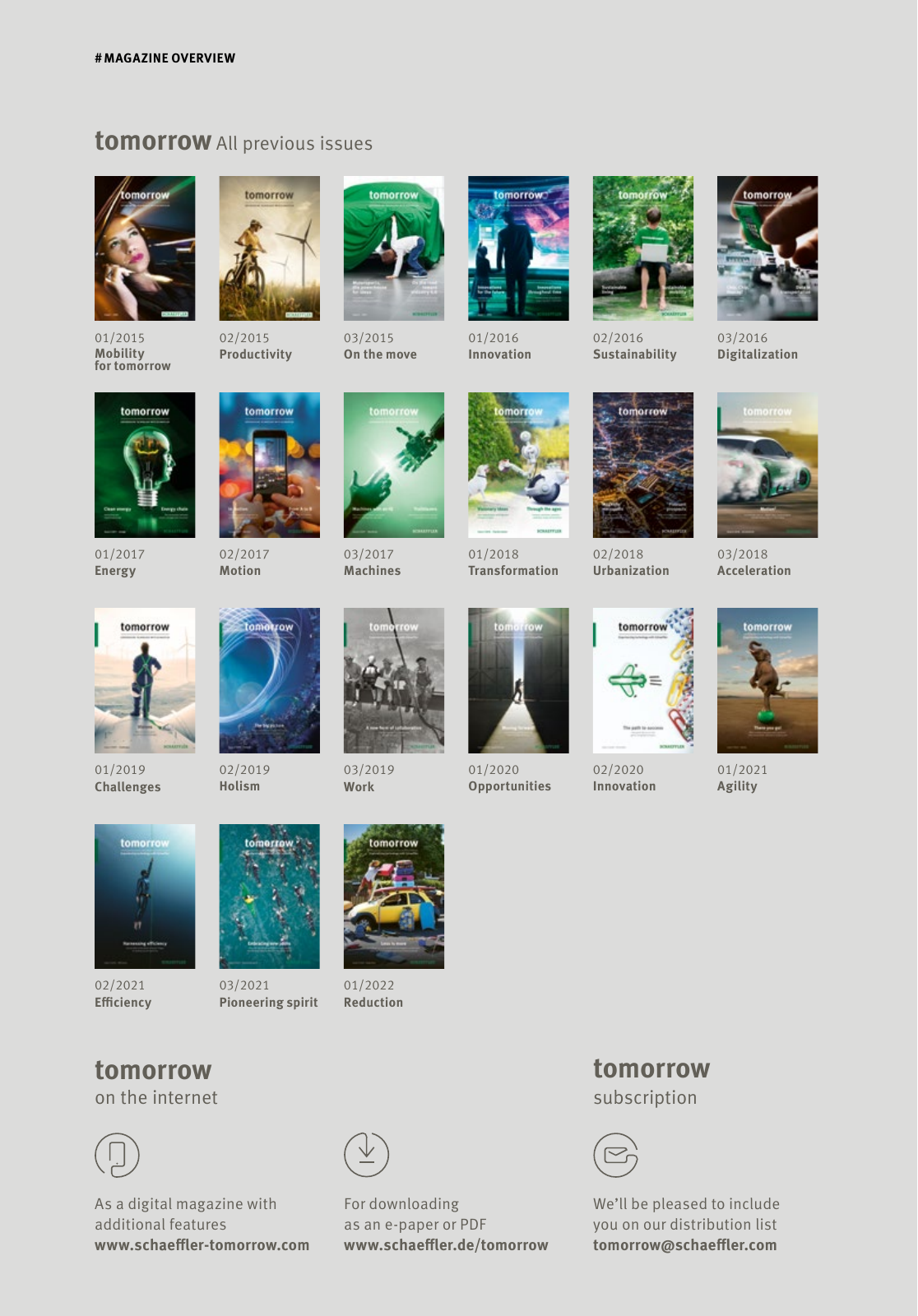 Vorschau Schaeffler tomorrow 01-2022 EN Seite 94