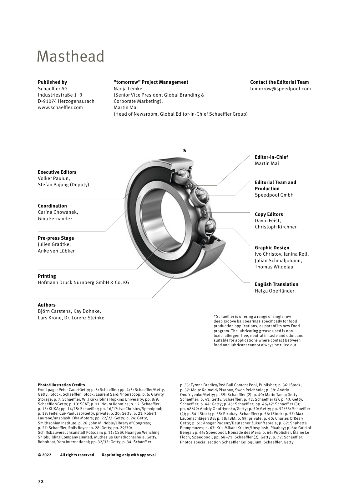 Vorschau Schaeffler tomorrow 01-2022 EN Seite 74
